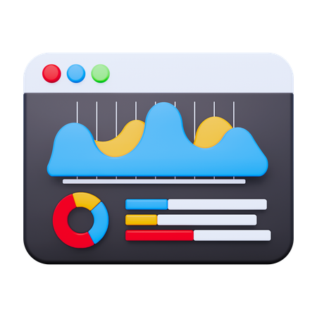 Online Research  3D Icon