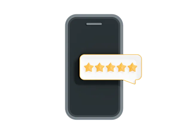 Online Review  3D Icon