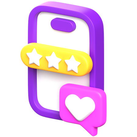 Online Review  3D Icon