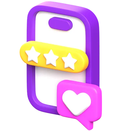 Online Review  3D Icon