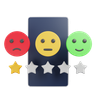 online review emoji 3d