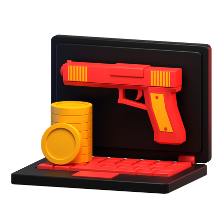 Online Robbery  3D Icon