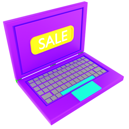 Online Sale  3D Icon