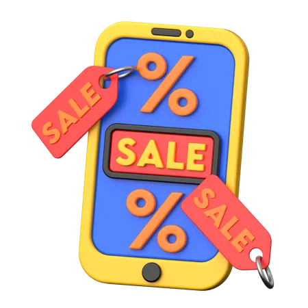 Online Sale  3D Icon