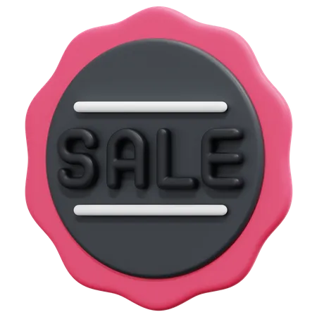 Sale Sticker  3D Icon
