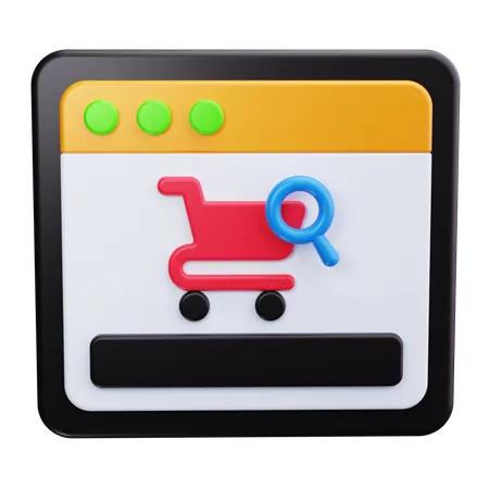 Online Sales  3D Icon