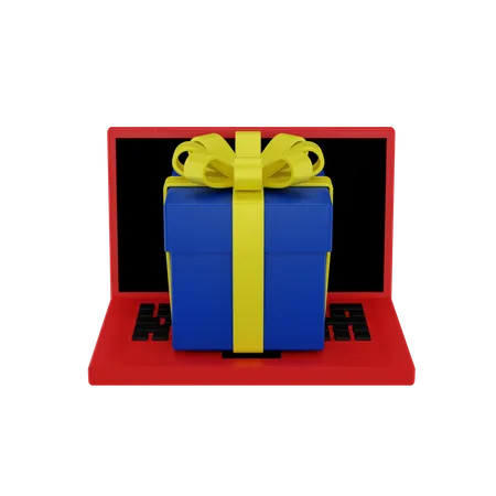 Online-Geschenke verschenken  3D Icon