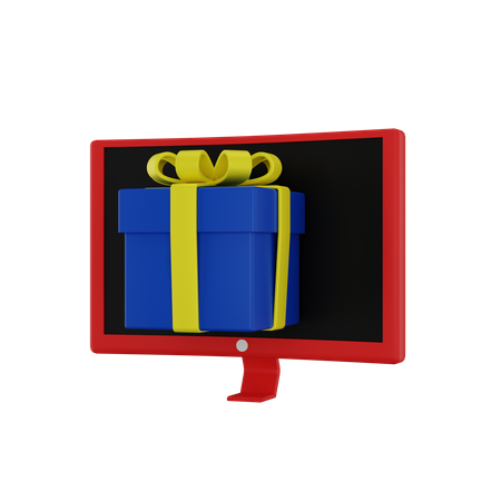 Online-Geschenke verschenken  3D Icon