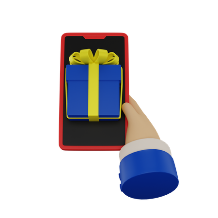 Online-Geschenke verschenken  3D Icon