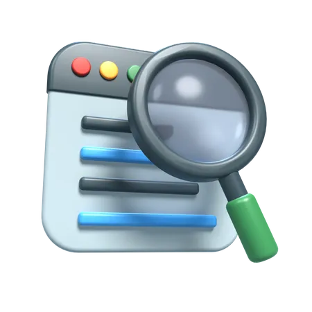 Online Search  3D Icon