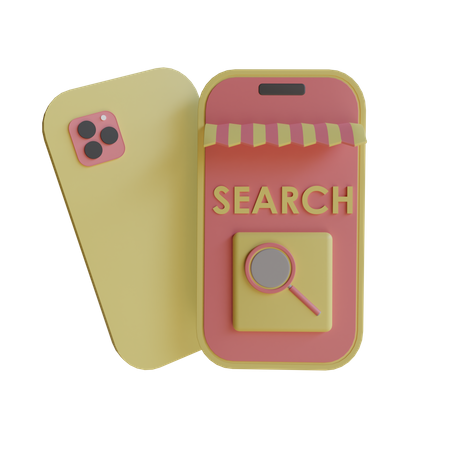 Online Search  3D Icon