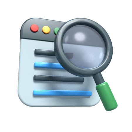 Online Search  3D Icon