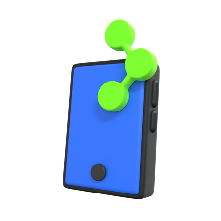 Online Share  3D Icon