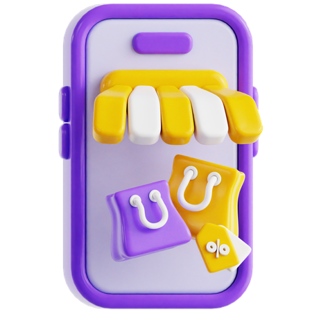 Online Shop  3D Icon