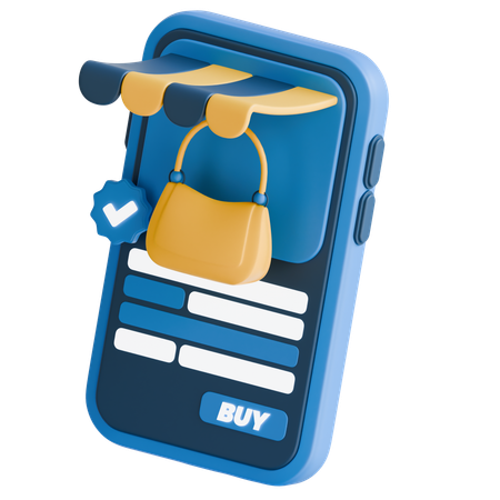 Online Shop  3D Icon
