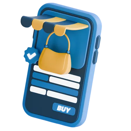 Online Shop  3D Icon