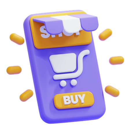 ONLINE SHOP  3D Icon