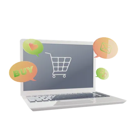 Online Shop  3D Icon