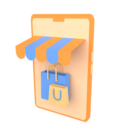 Online Shop  3D Icon