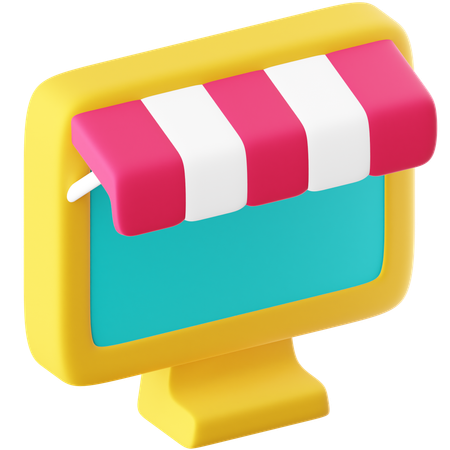 Online Shop  3D Icon