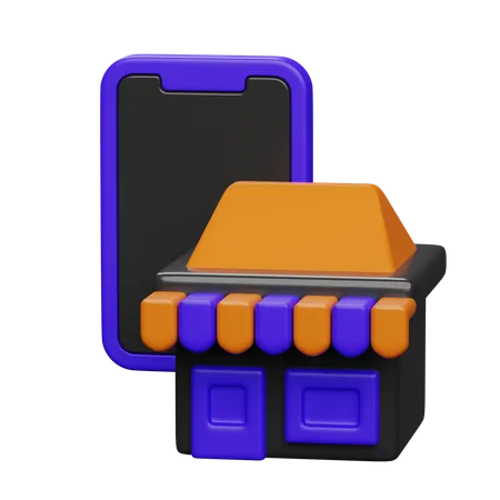 Online Shop  3D Icon