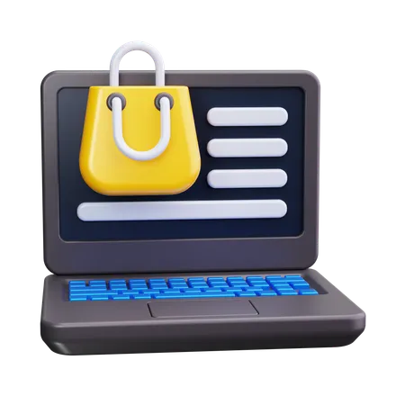 Online Shop  3D Icon