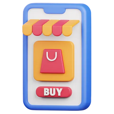 Online Shop  3D Icon