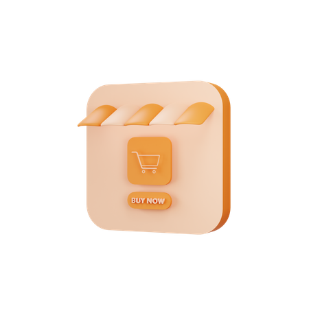 Online Shop  3D Icon