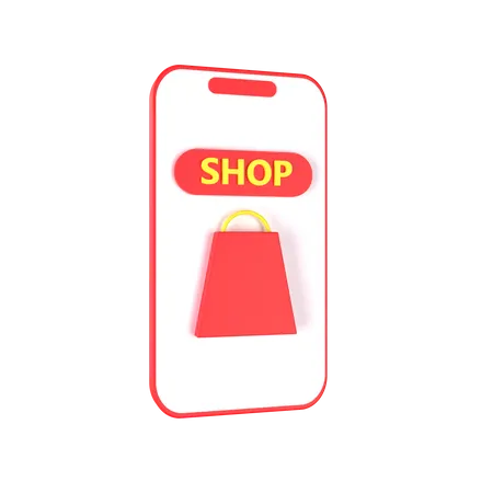 Online shop  3D Icon