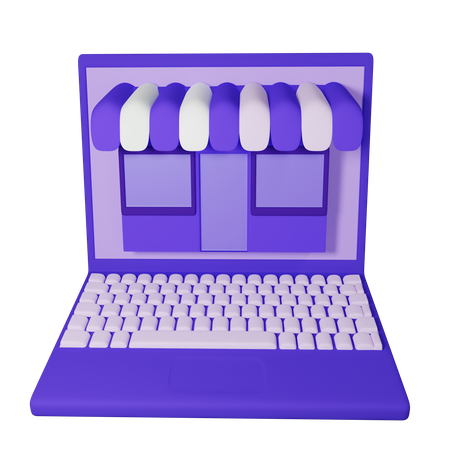 Online Shop  3D Icon