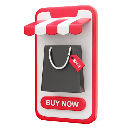 Online Shop  3D Icon