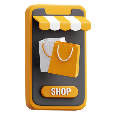 Online Shop  3D Icon