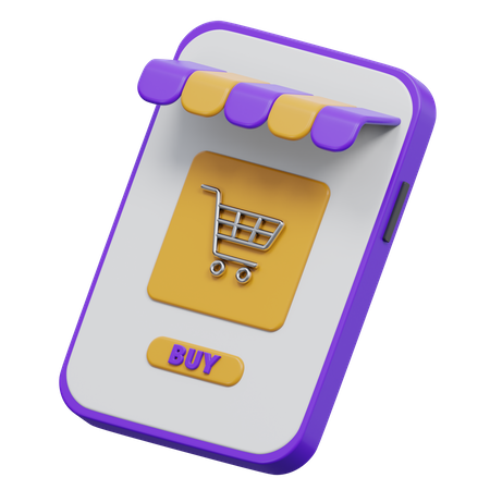 Online Shop  3D Icon