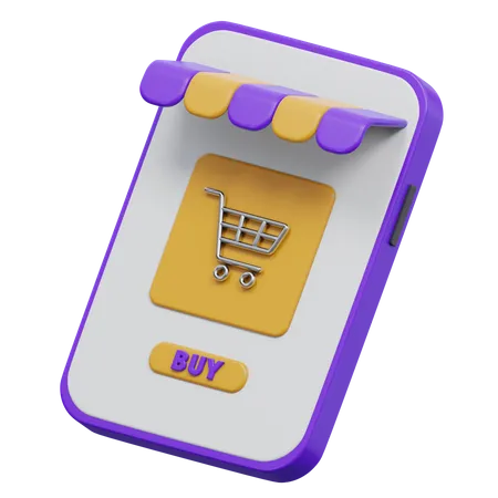 Online Shop  3D Icon