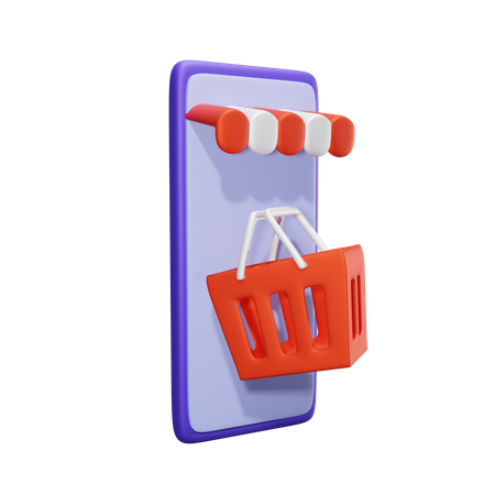 Online Shop  3D Icon