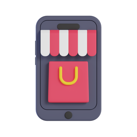 Online Shop  3D Icon