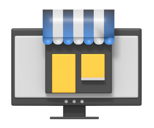 Online Shop  3D Icon