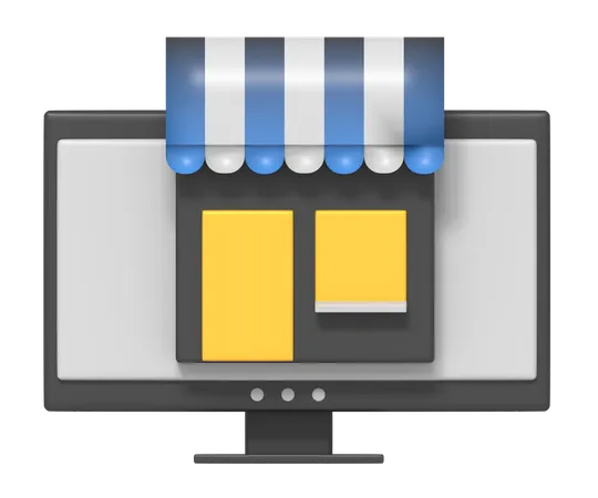 Online Shop  3D Icon