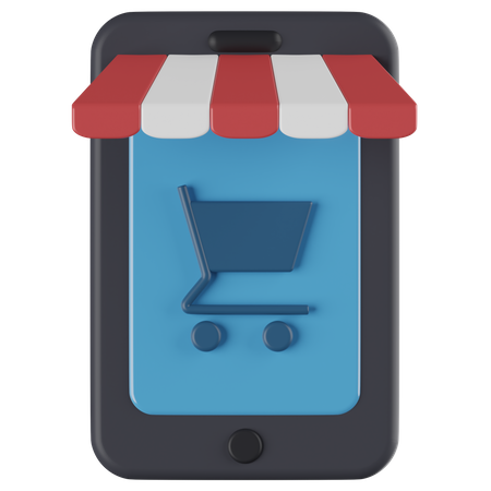 Online Shop  3D Icon