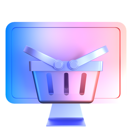 Online Shop  3D Icon