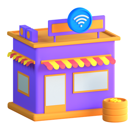 Online Shop  3D Icon