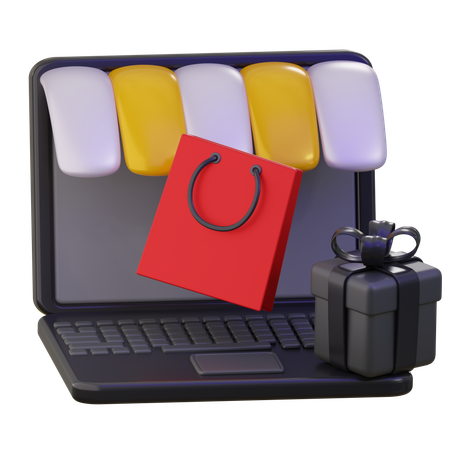 Online Shop  3D Icon