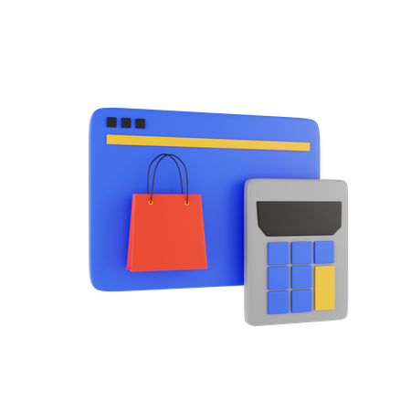 Online Shop 3D Illustration