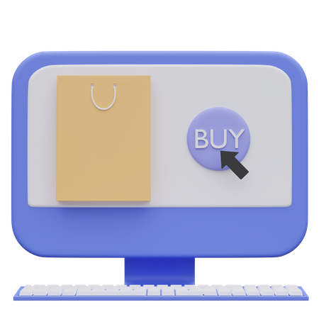 Online-Shop  3D Icon