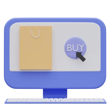 Online-Shop  3D Icon