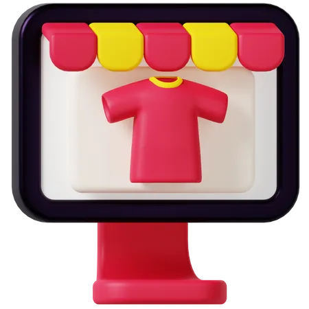 Online Shop 3 D Icon 3D Icon
