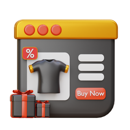 Online Shop Now  3D Icon