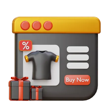 Online Shop Now  3D Icon