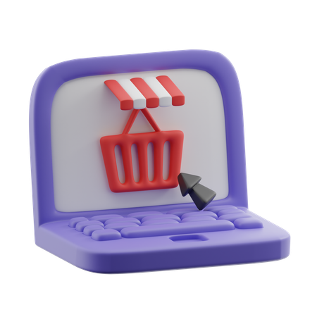 Online-Shop-Web  3D Icon