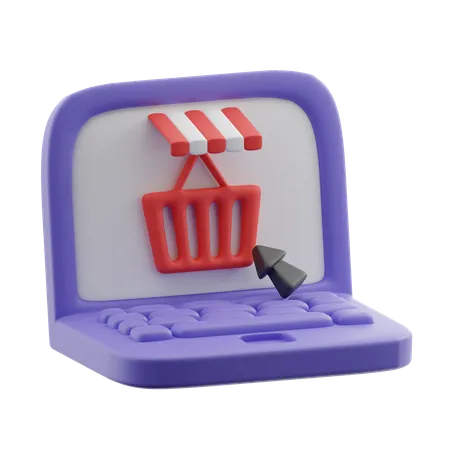 Online-Shop-Web  3D Icon